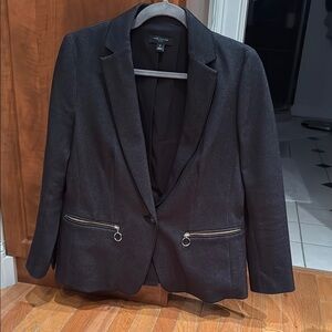 Women's 3 season Black Pique Blazer Jacket
